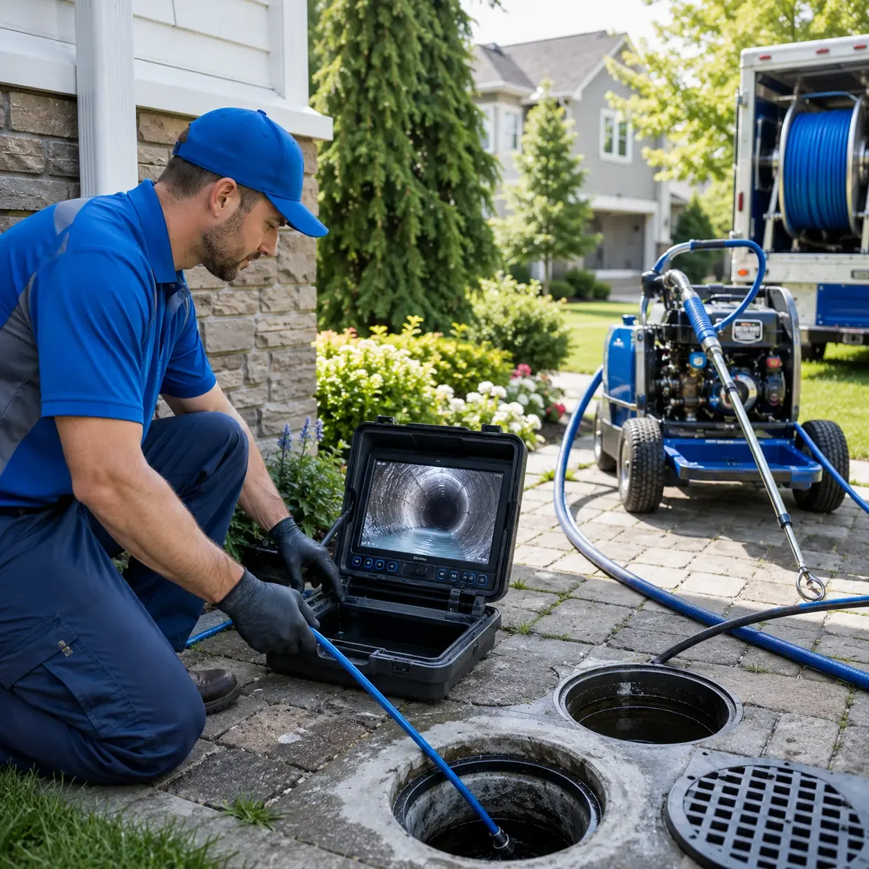 Outdoor drain cleaning professionals serving Harford, PA